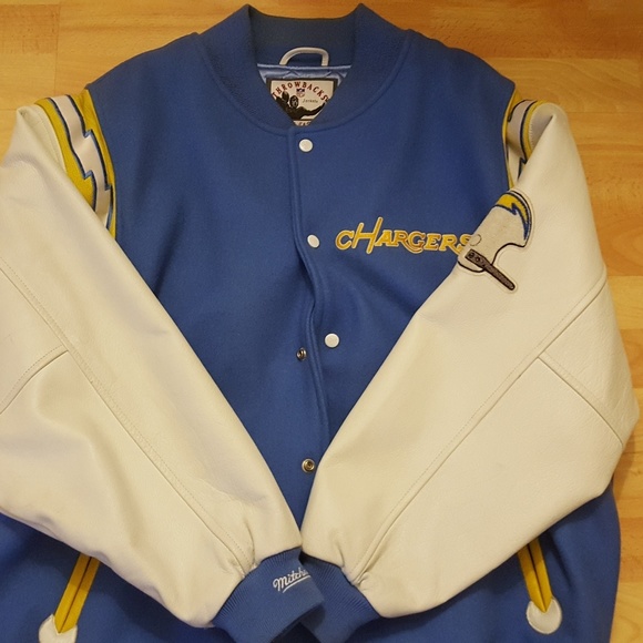 NFL CHARGER men Jacket brand mitchell and ness - Picture 2 of 3